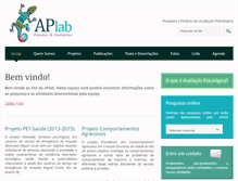 Tablet Screenshot of ap-lab.org
